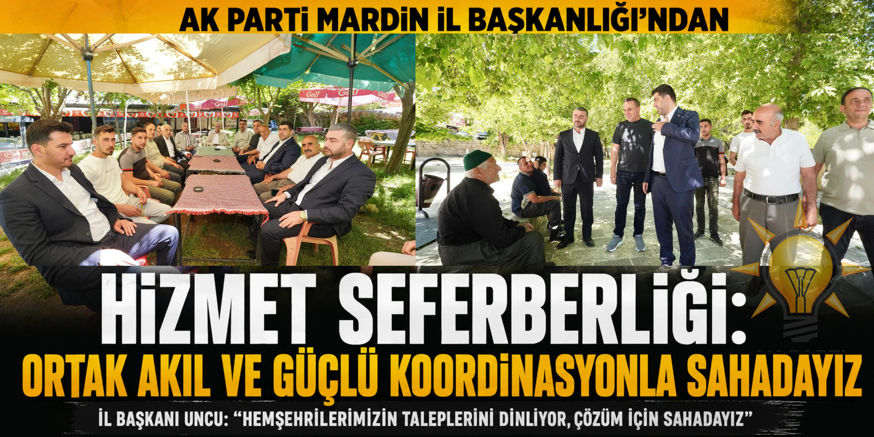 AK Parti Mardin İl Başkanlığı'ndan Hizmet Seferberliği: "Ortak Akıl ve Güçlü Koordinasyonla Sahadayız"